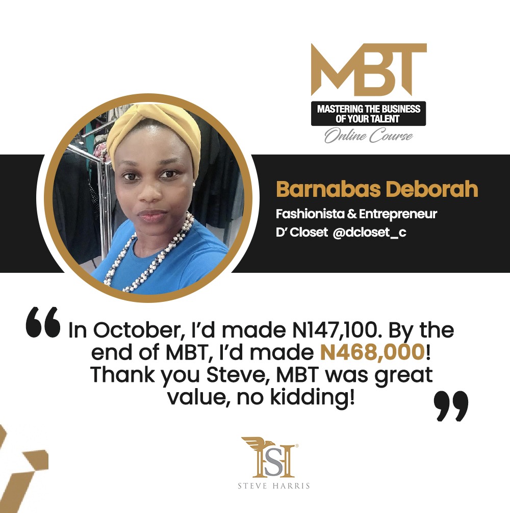 Barnabas Deborah, D' Closet — N147,100 to N468,000 in 6 weeks