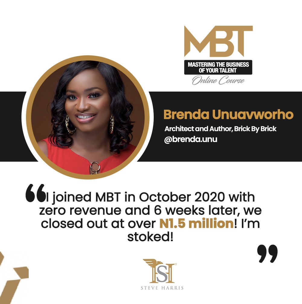 Brenda Unuavworho, Brick By Brick — zero to over N1.5 million in 6 weeks