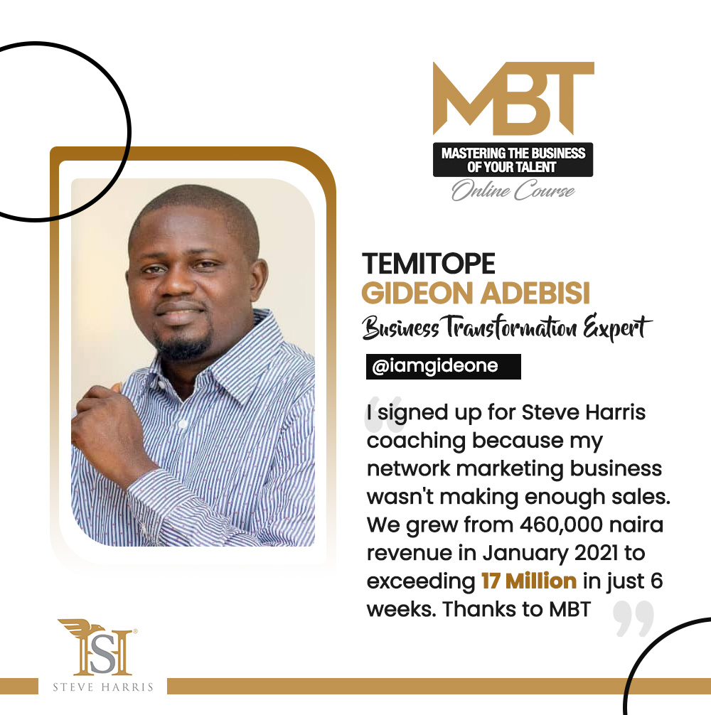 Temitope Gideon Adebisi — grew from N460,000 to over N17 million in 6 weeks