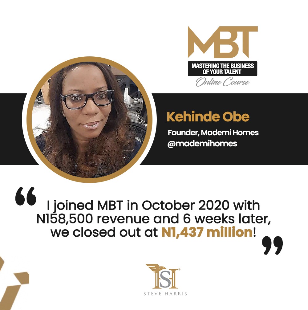 Kehinde Obe — N158,500 to N1,437,000 in 6 weeks