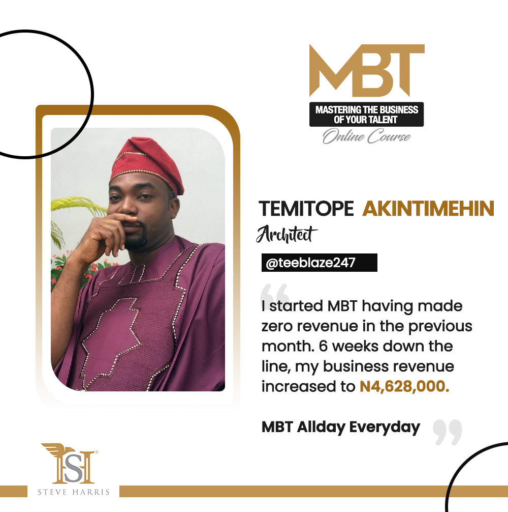 Temitope Akintimehin — zero revenue to N4,628,000 in 6 weeks